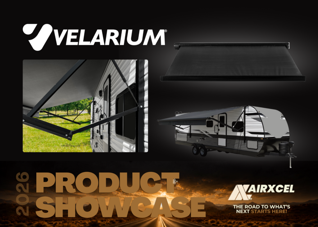 New VELARIUM ECHO™ Awning Broadens RV Shade Solutions at the Airxcel New Product Showcase